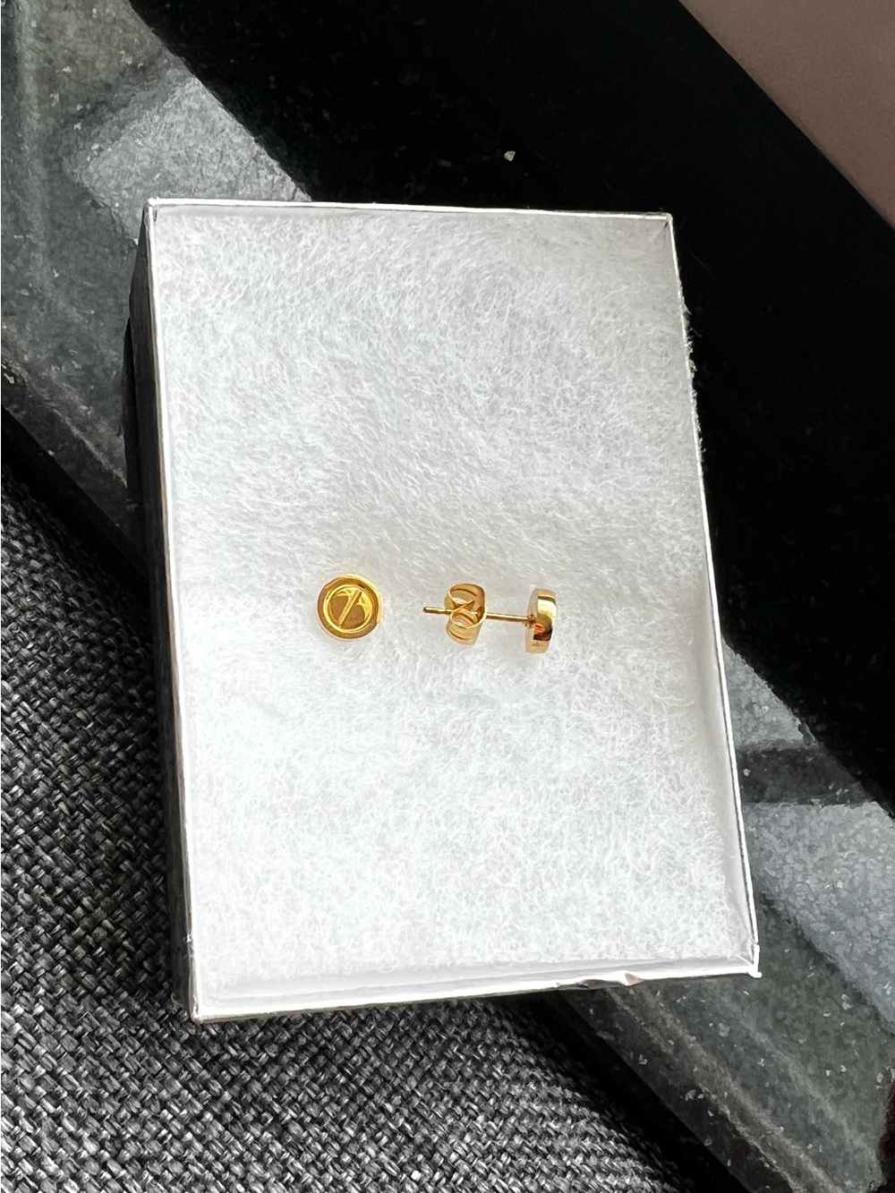 Gold Stud Earings